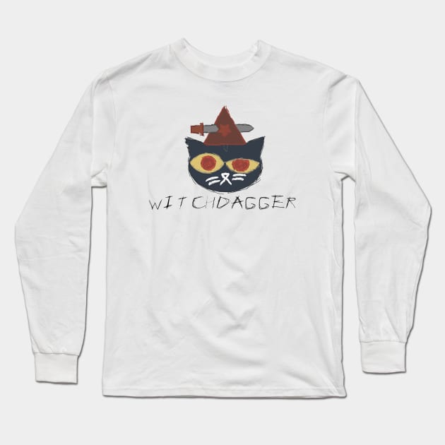 A Night with Witchdagger Long Sleeve T-Shirt by boccor27designs